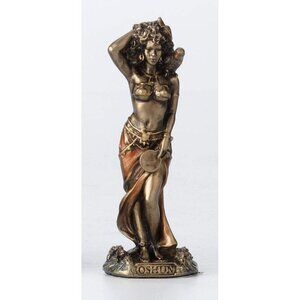 Veronese Brown Santeria Goddess Statue 35 Inch Hand Beauty Painted Bronze Decor